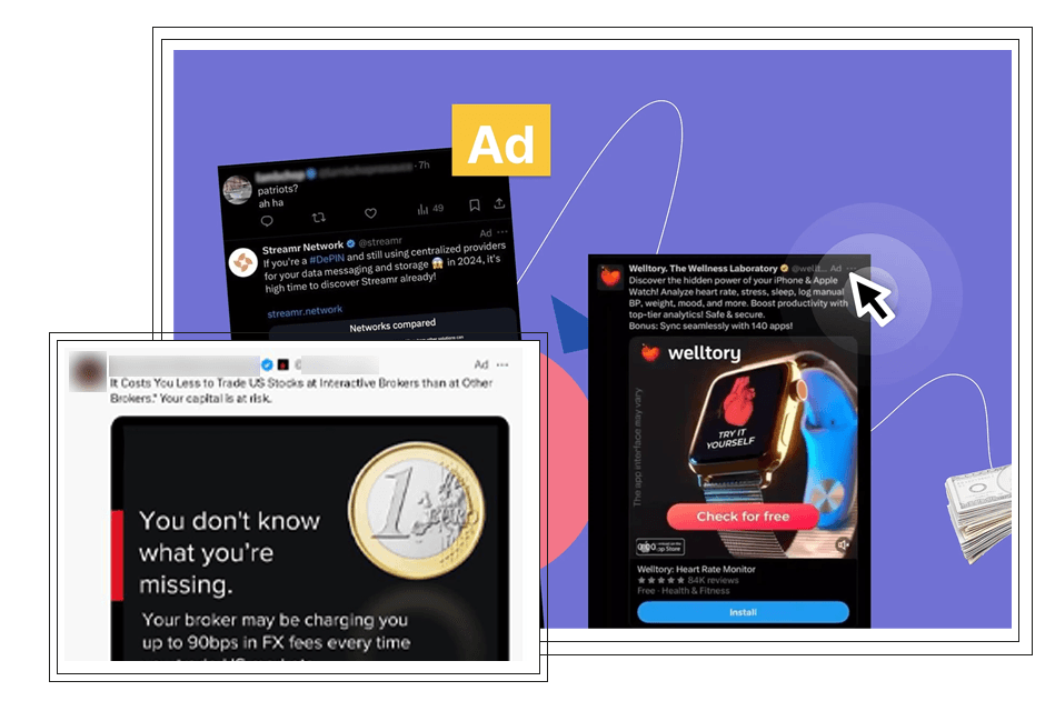 X ads Accounts cloaking